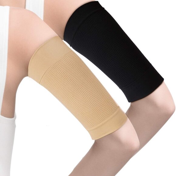 4 Pairs Comfortable Women’s Sport Arm Shapers - Slim Fit Compression Sleeves - Picture 1 of 7